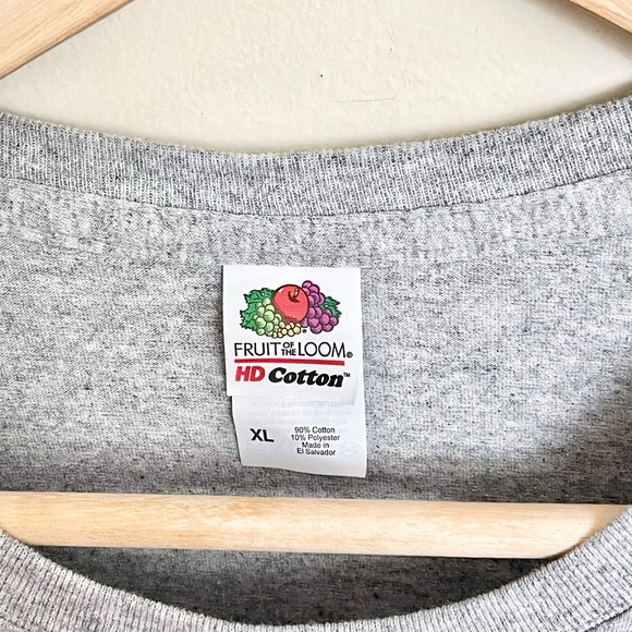 NEW Pee Wee The Schmidt Rebel Adventure Bike Graphic Gray T Shirt Adult size XL - Picture 6 of 6